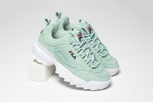 Mint green hot sale fila disruptor