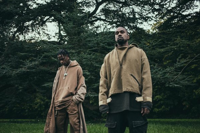 Kanye West and Travis Scott