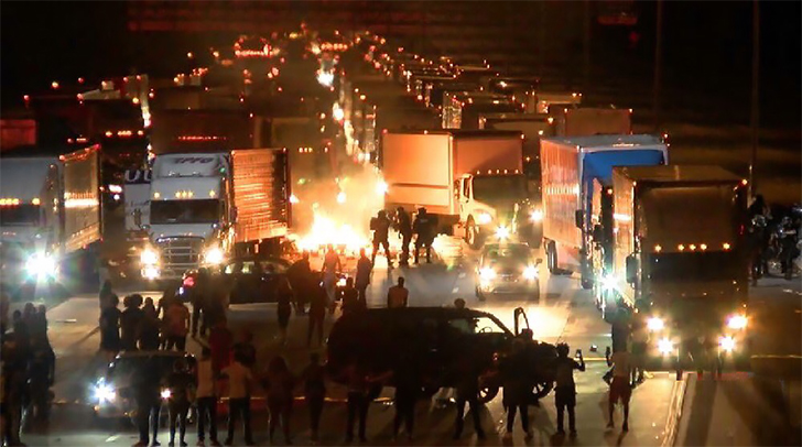 Images of Riots in Charlotte, NC 