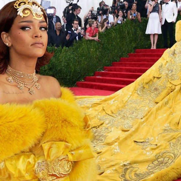 Fashion - Rihanna at the met gala ball 2015