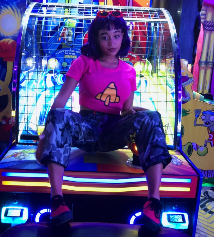 Amandla Stenberg as Reggie Rocket for Halloween