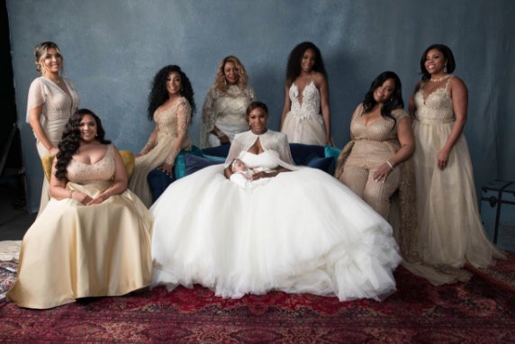 Serena Williams' wedding. Photo by Bob Metelus and Erica Rodriguez