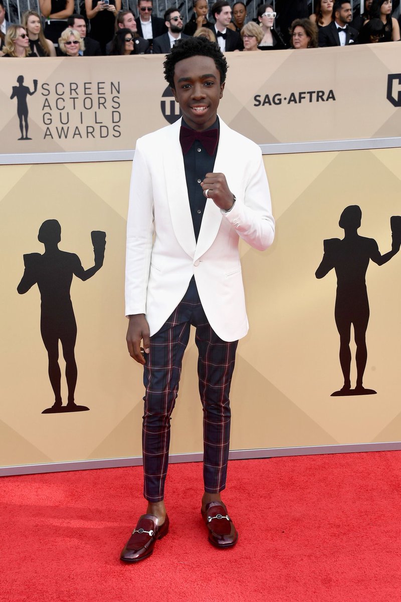 Caleb McLaughlin at the #SAGAwards