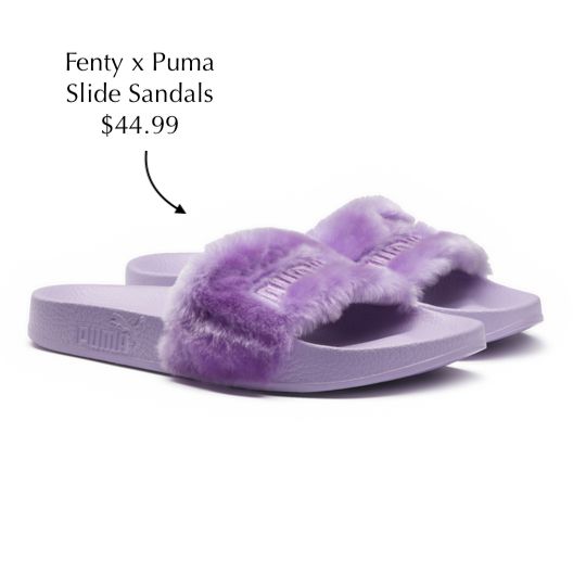 Fenty x Puma Fur Slide Sandals $44.99