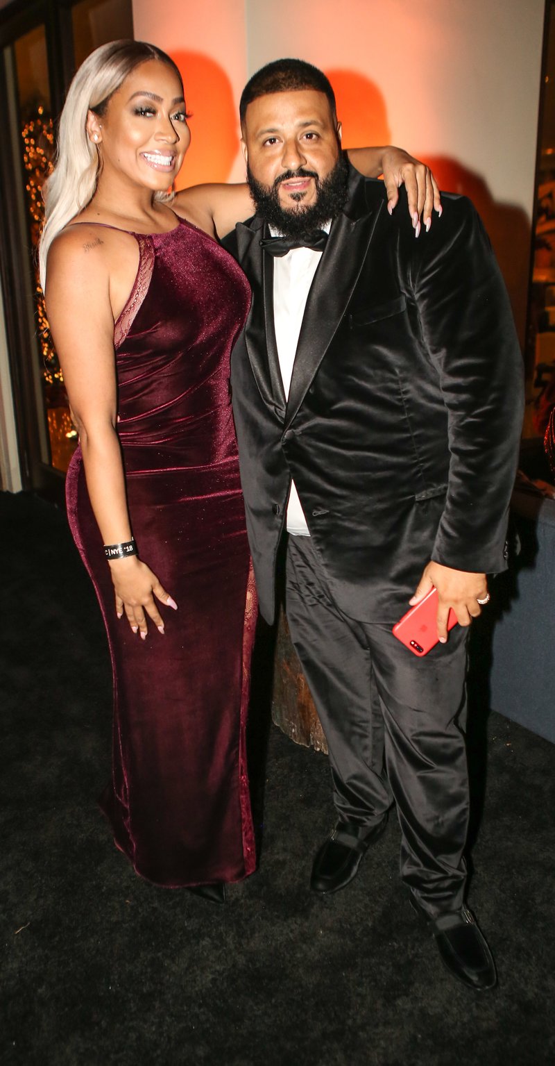 LaLa and DJ Khaled attend Sean 'Diddy' Combs Hosts CIROC The New Year 2018. Photo by Thaddaeus McAdams/Getty Images