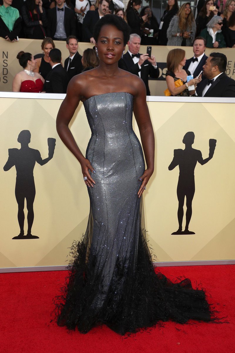 Lupita Nyong’o at the 2018 #SAGAwards