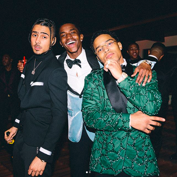 Quincy, Christian Combs and Justin Combs via Instagram @princejdc