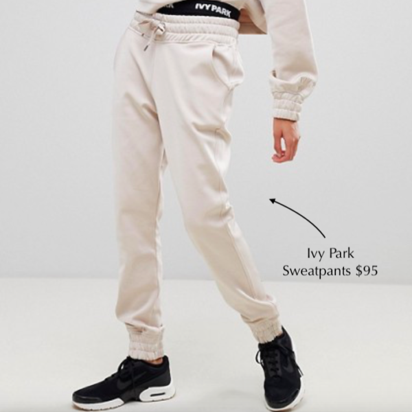 Ivy Park Joggers $95