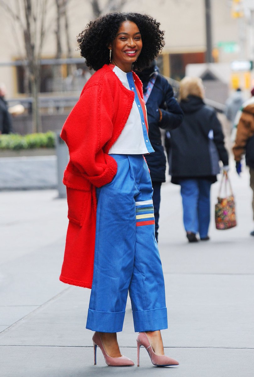 Yara Shahidi in NYC via Twitter @YaraShahidi