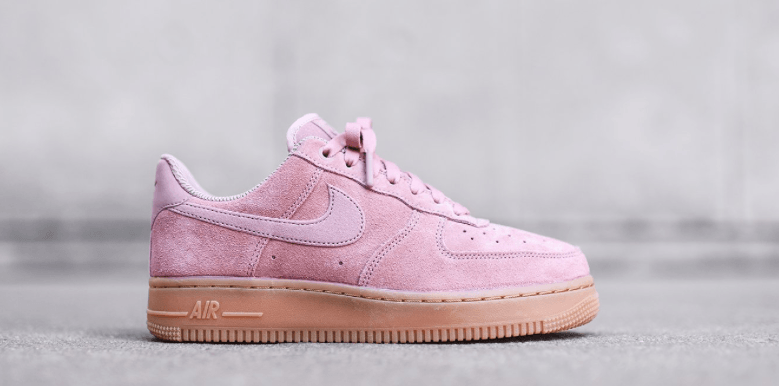 pink air force gum sole