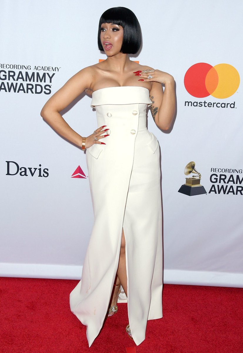 Cardi B at the Pre-GRAMMY Gala