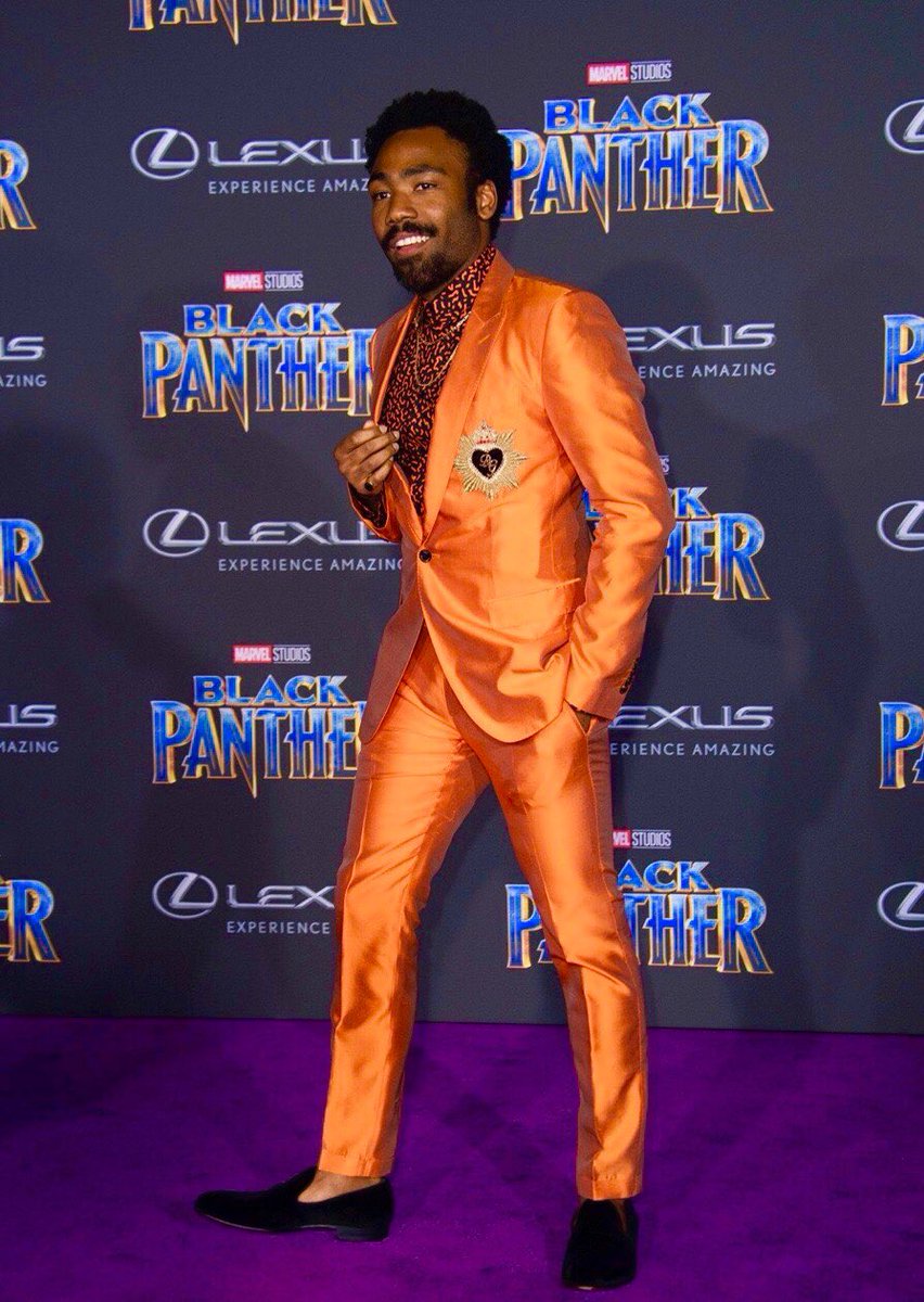 Donald Glover at the #BlackPanther World Premiere