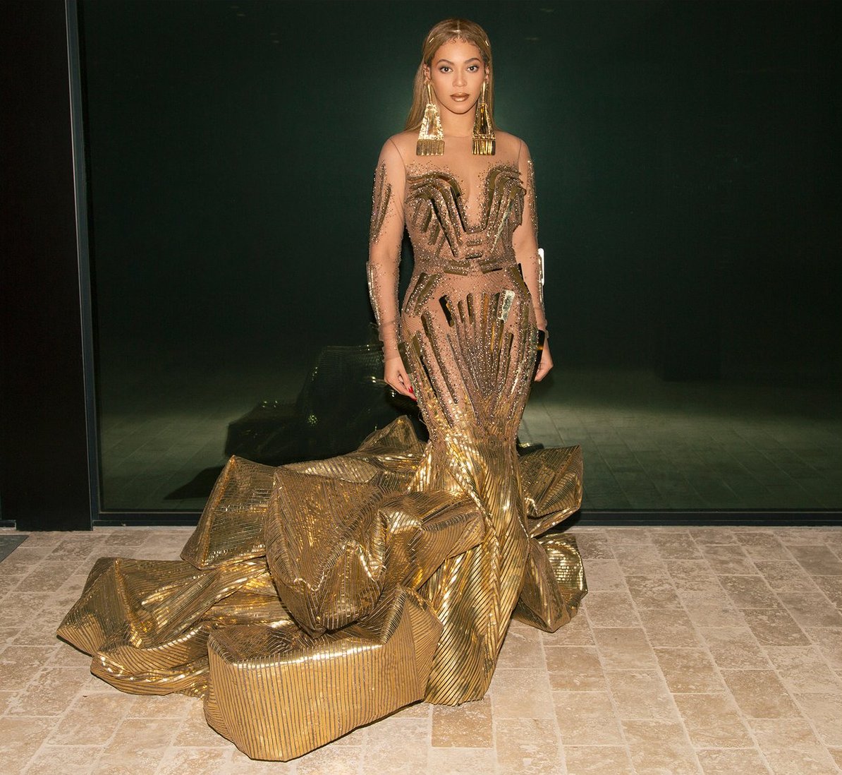 Beyoncé at the Wearable Art Gala 2018 via Instagram 