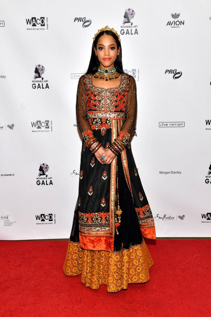 Bianca Lawson at the Wearable Art Gala via Instagram @biancajasminelawson