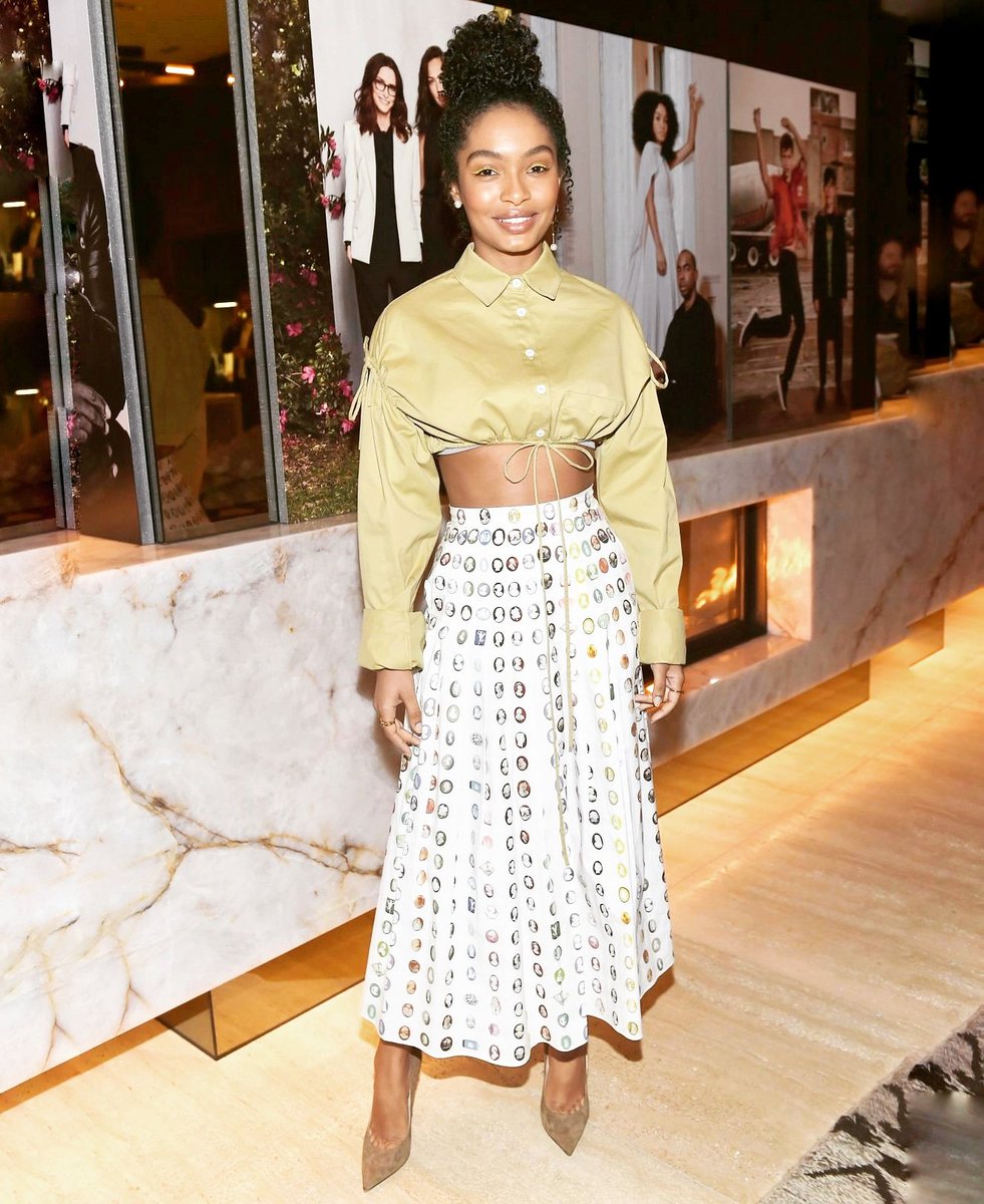 Yara Shahidi at a Hollywood Reporter x Jimmy Choo party