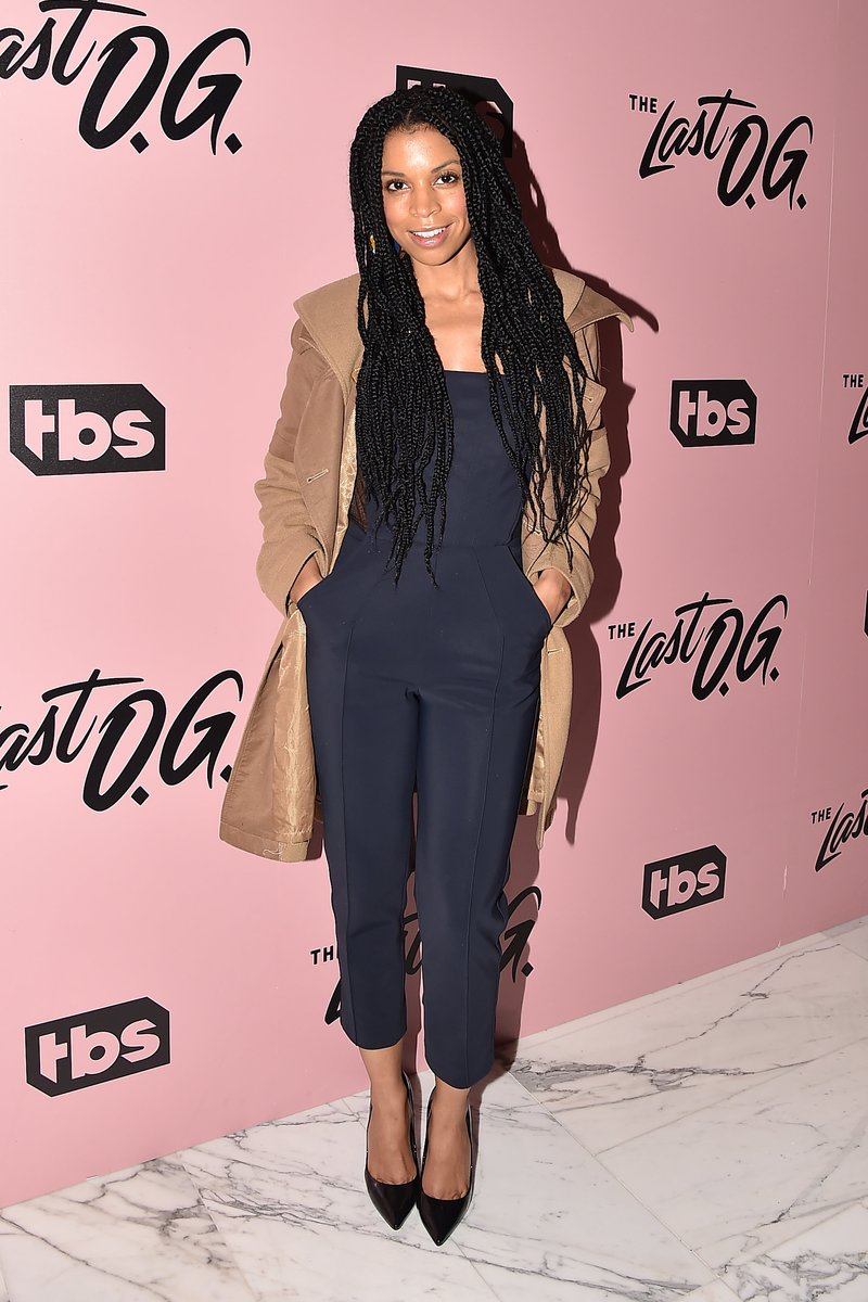 Susan Kelechi Watson attends the premiere of "The Last O.G." in NYC. Photo by Paul Bruinooge/Patrick McMullan via Getty Images