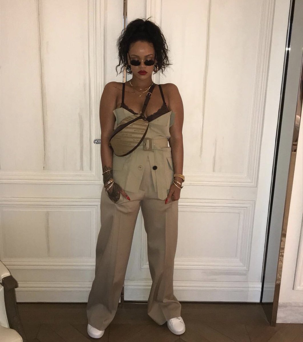 Rihanna in NYC via Instagram @badgalriri