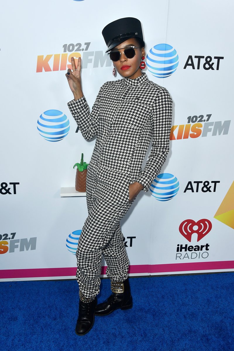 Janelle Monae attends iHeartRadio's KIIS FM Wango Tango by AT&T in LA. Photo by Frazer Harrison/Getty Images
