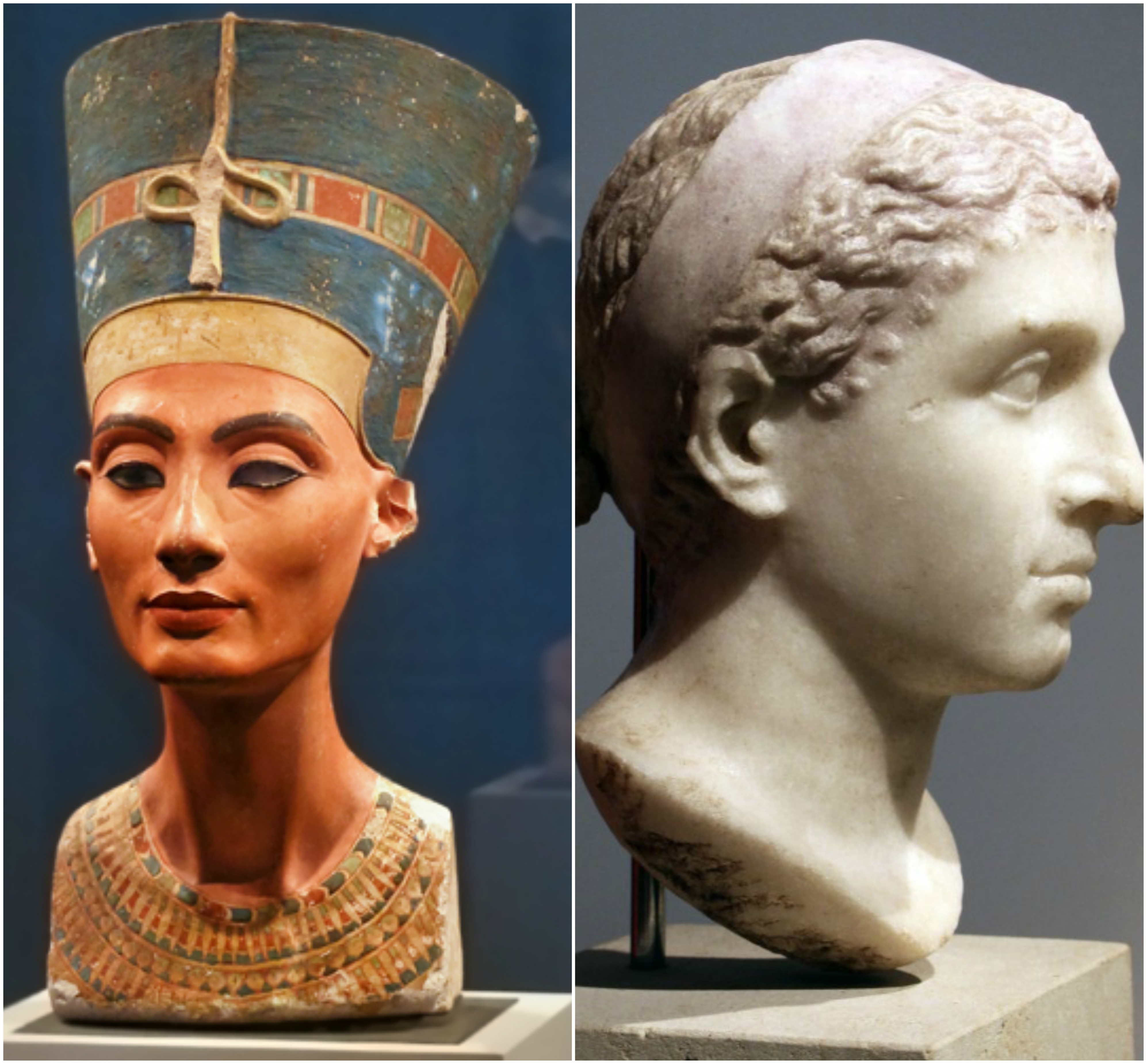 Нефертити и Клеопатра