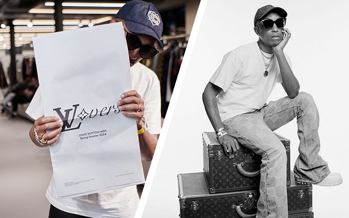 Pharrell Williams debuts his show stopping Louis Vuitton menswear